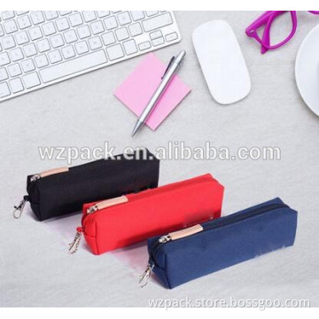 2016 OEM Stationery Canvas Pen Pencil Case Cosmetic Bag Travel Makeup Bag School Storage